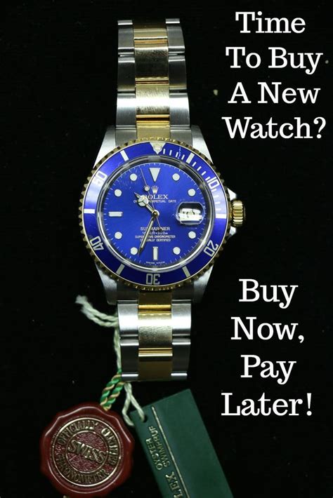 buy now pay later rolex watches|rolex watch financing.